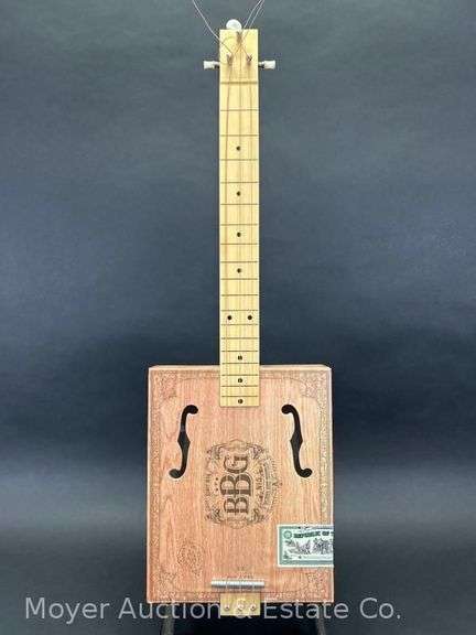 Blues Box "Cigar Box" Slide Guitar, 26" Long image