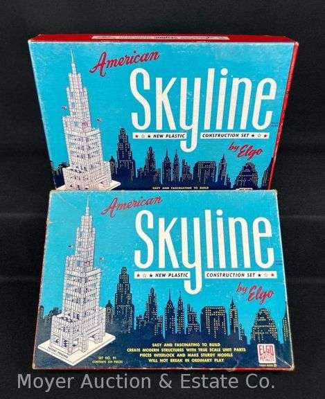 (2) Elgo American Skyline Construction Sets, Completion Unknown image