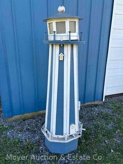 Decorative Wood Lighthouse, 58"h image