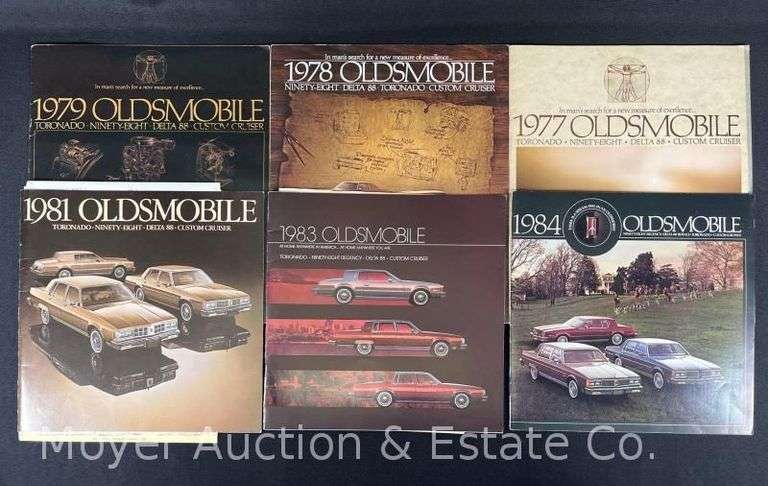 Group of 1970's-1980's Oldsmobile Catalogs image
