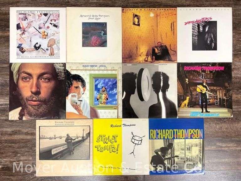 (11) Richard and Linda Thompson Record Albums image