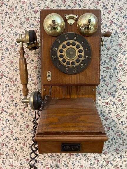 Thomas Collectors Edition Rotary Wall Telephone, 17"h image