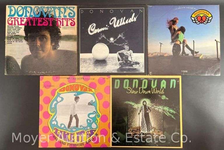 (5) Donovan Record Albums image