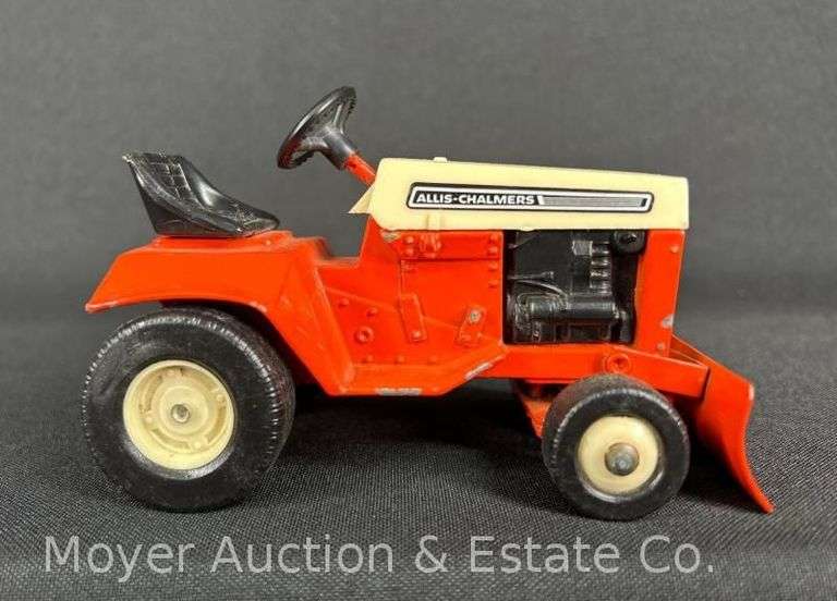 Allis-Chalmers Die-Cast Garden Tractor, with Plow, 5"w image
