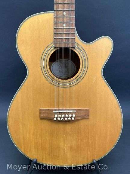 Fender JG12CE 12 String Acoustic/Electric Guitar, with Hard Case image