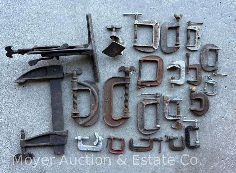 Group of Asst. C Clamps, Etc. image