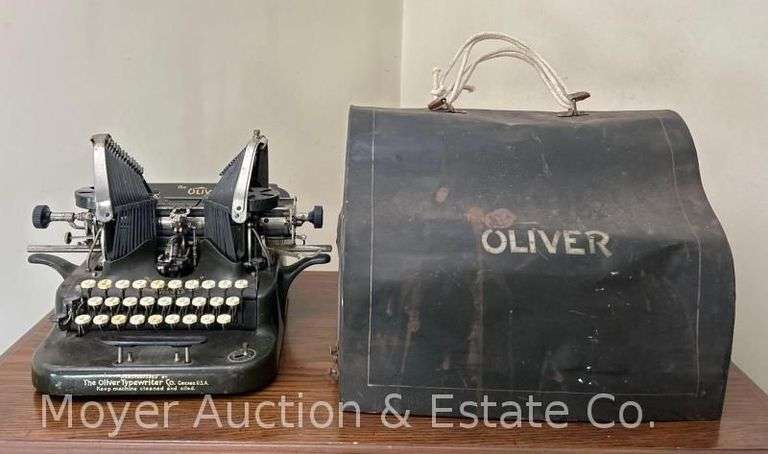 The Oliver Typewriter, with Original Metal Case image