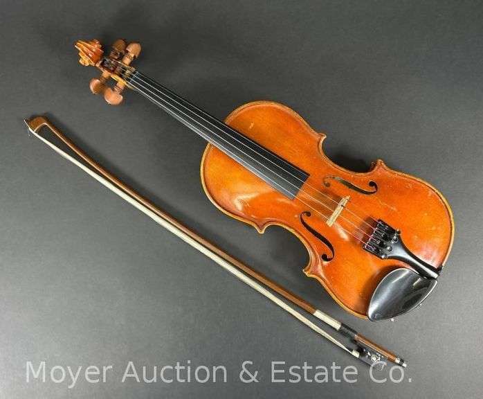 A.R. Seidel 1/2 Size Violin,, with Bow and Case (Broken Handle) image