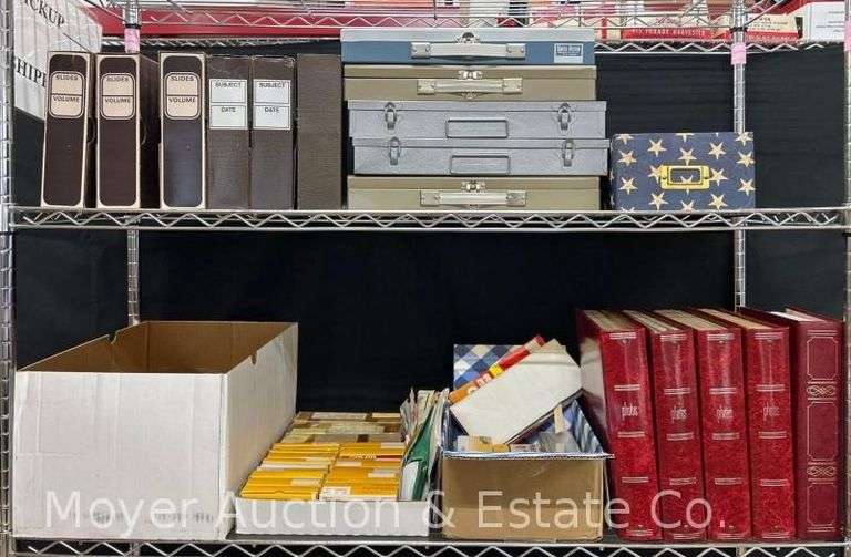 Large Group of Train/Railroad Related Slides and Photographs image