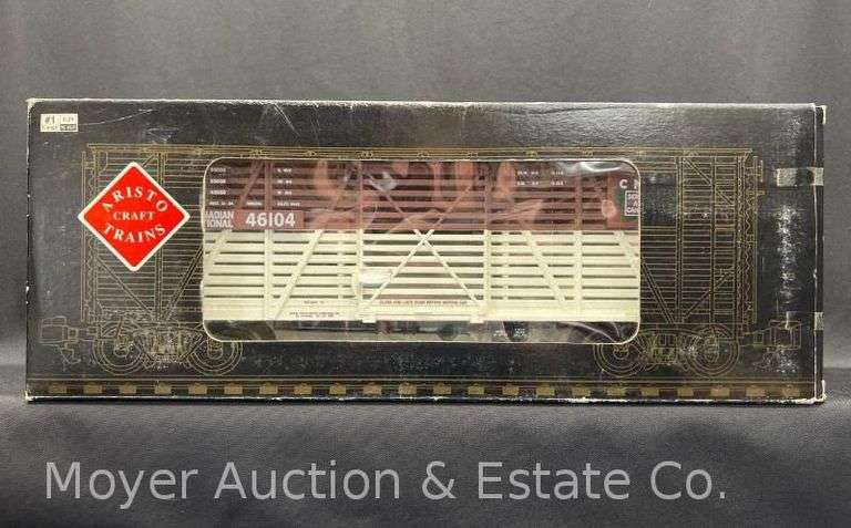 Aristo-Craft Canadian National Stock Car, No. 46104, 1:29 Scale/#1Gauge, with Original Box image