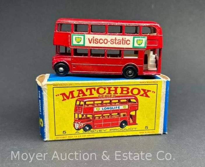 Lesney Matchbox No. 5 London Bus, with Box image