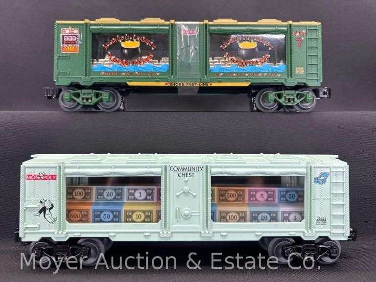 Lionel Atlantic City Money Transport Car and Monoploly Mint Car, No. 29645 and 29624 image