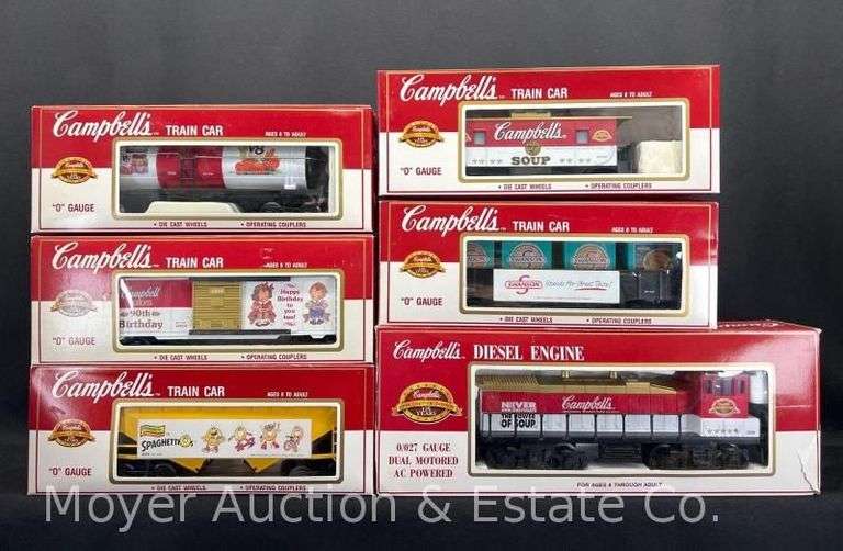 K-Line Campbell's Soup Train Set, No. K-1422, with Original Boxes image