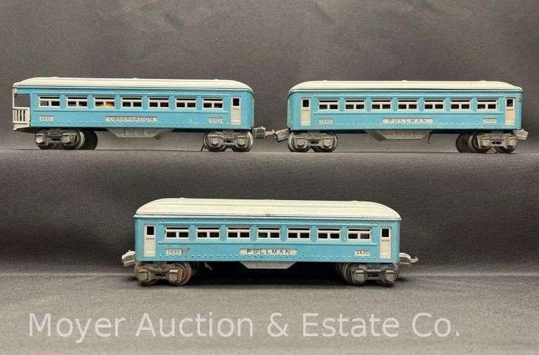 (3) Lionel Tinplate Passenger Cars, No. (2)1630 and 1631 image