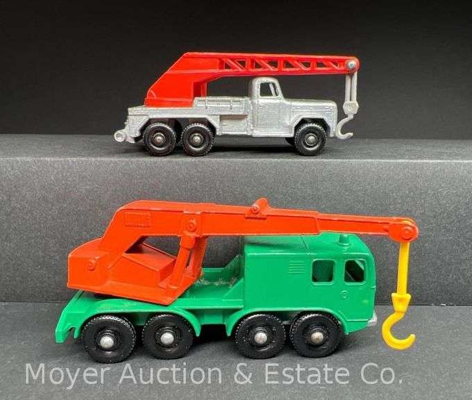 Lesney Matchbox No. 30 Magirus-Deutz Six Wheel Crane and 8 Wheel Crane image