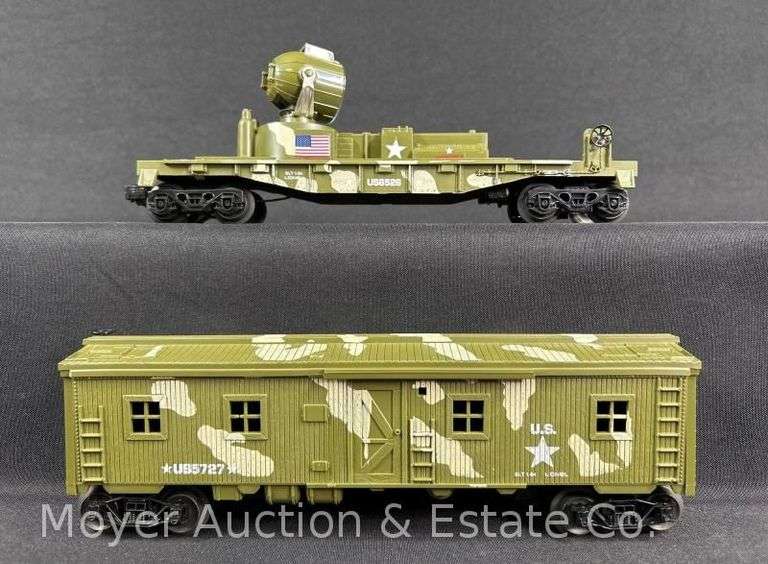 (2) Lionel US Marines Freight Cars, with Original Boxes image