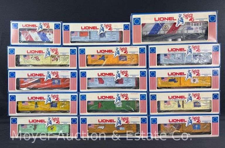Lionel 15 Piece Spirit of '76 Train Set, with Original Boxes image