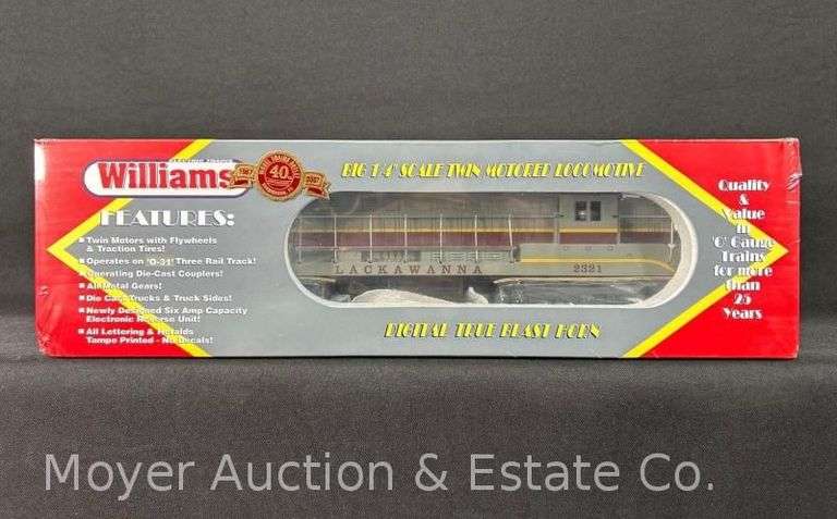 Williams FM-104 Lackawanna Diesel Locomotive, with Box image