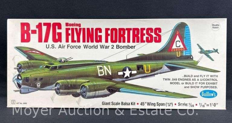 Guillow's Boeing B-17G Flying Fortress Model Kit image