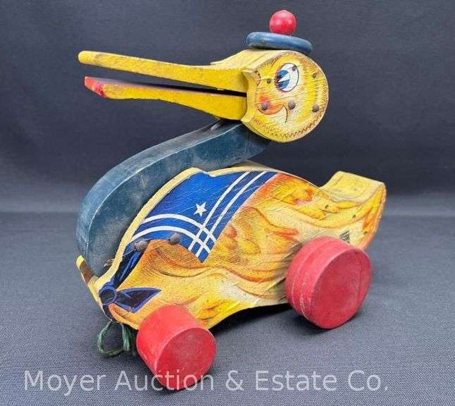 1936 Fisher-Price Gabby Goose #120 Pull Toy image