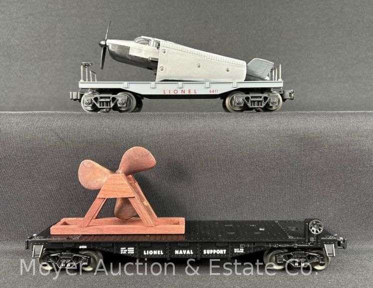 (2) Lionel Flatcars, No. 16969 and 36016, in Original Boxes image