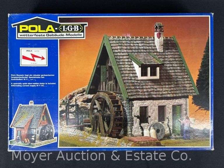 Pola-LGB G Scale No. 935 Water Mill Building Kit, with Original Box image
