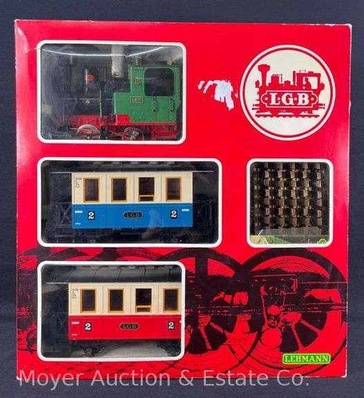 LGB G Scale Passenger Train Set, No. 20301, with Original Box image