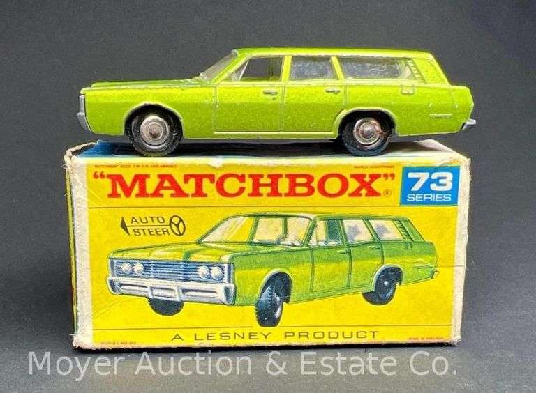 Lesney Matchbox No. 73 1968 Mercury, with Box image