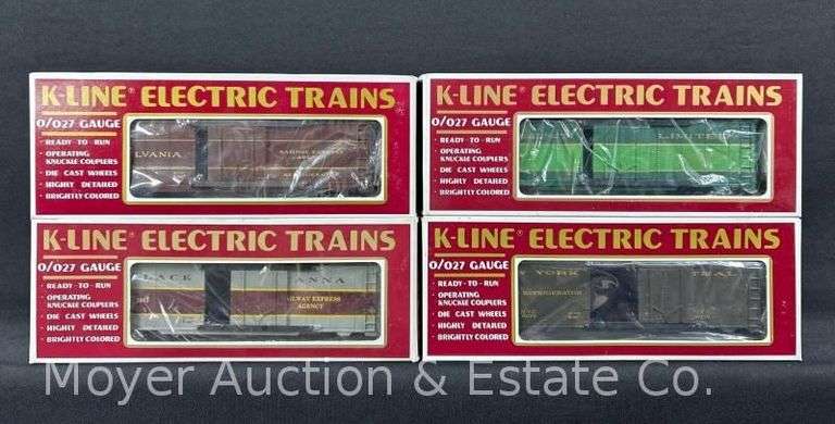 (4) K-Line Reefer Cars, with Original Boxes image