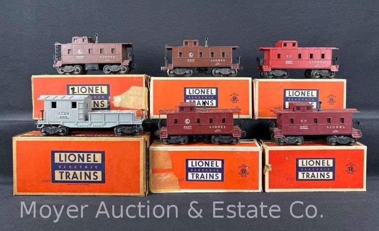(6) Lionel Cabooses, with Original Boxes image