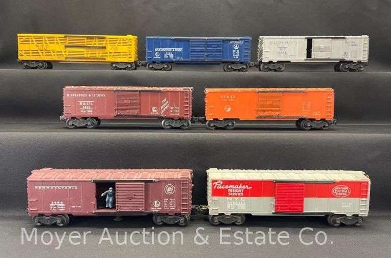 (7) Lionel Box Cars and Reefers image