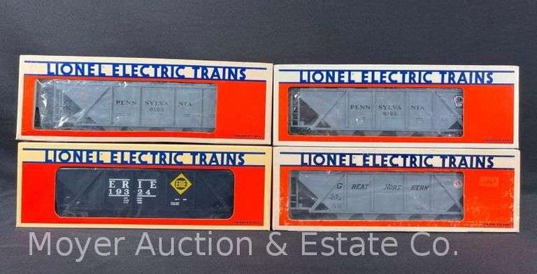 (4) Lionel Hopper Cars, with Original Boxes image
