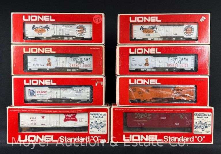 (8) Lionel Reefer Cars, with Original Boxes image