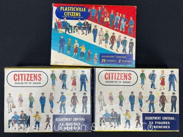 (3) Plasticville Citizens Kits image