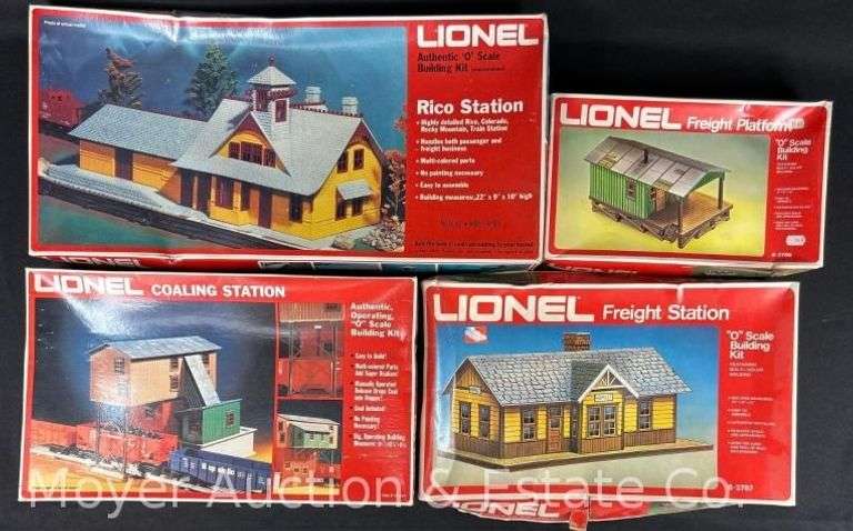 (4) Lionel Building Kits, with Original Boxes, Condition/Completion Unknown image