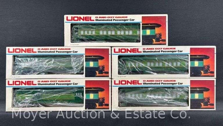 (5) Lionel Southern Passenger Cars, No. 9530-9534, with Original Boxes image