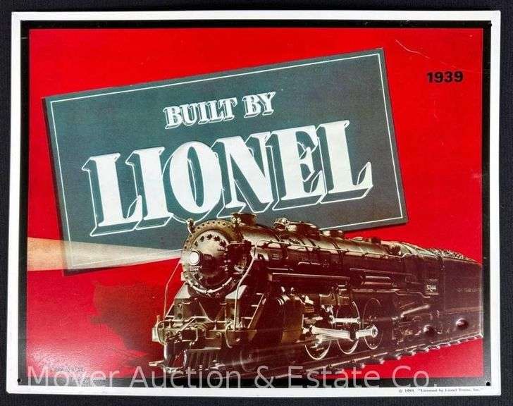 Built by Lionel Tin Sign, 12"x15" image