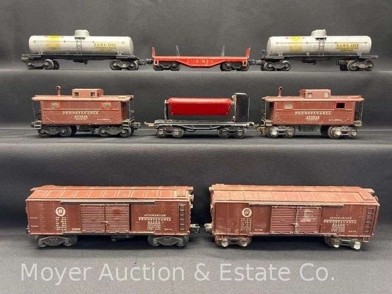 (8) Asst. Lionel Metal Freight Cars image