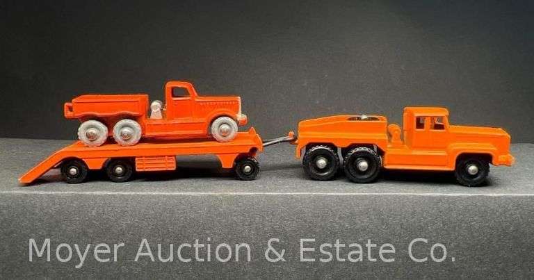 Lesney Matchbox No. 15 Diamond T Mover, Super Atlantic Tractor and No. 16 Super Atlantic Trailer image