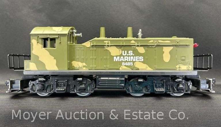 Lionel US Marines SW-1 Switcher, No. 8485, with Original Box image
