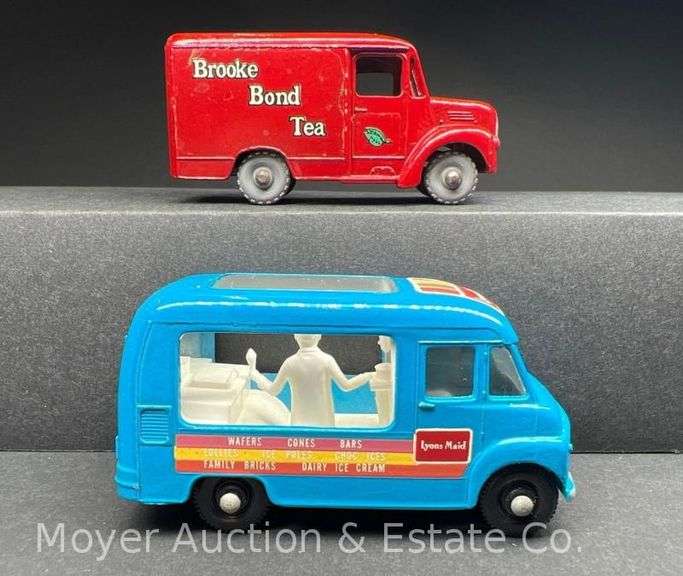 Lesney Matchbox No. 47 Commer Ice Cream Canteen and 1 Ton Trojan Van image