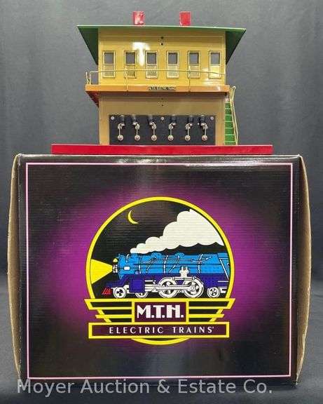 MTH Tinplate Traditions Standard Gauge Switch Tower, No. 10-1124, with Original Box image