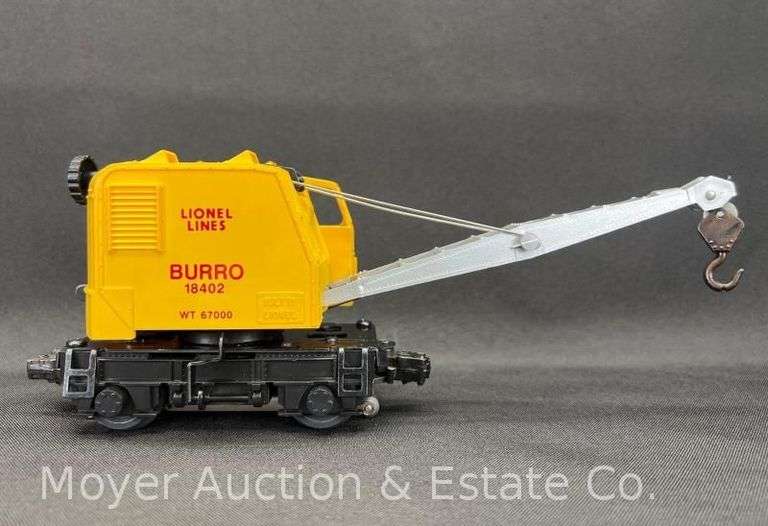 Lionel Operating Burro Crane, No. 18402, with Original Box image