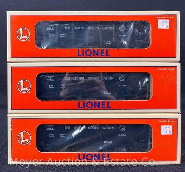 (3) Lionel Hopper Cars, with Original Boxes image
