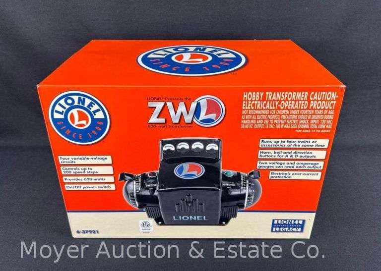 Lionel ZW-L Transformer, No. 37921, with Original Boxes image