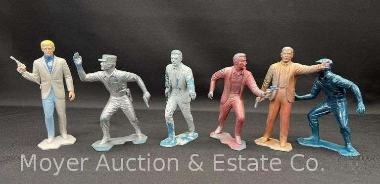 (6) Marx "Man From Uncle" 6" Auction Figures image