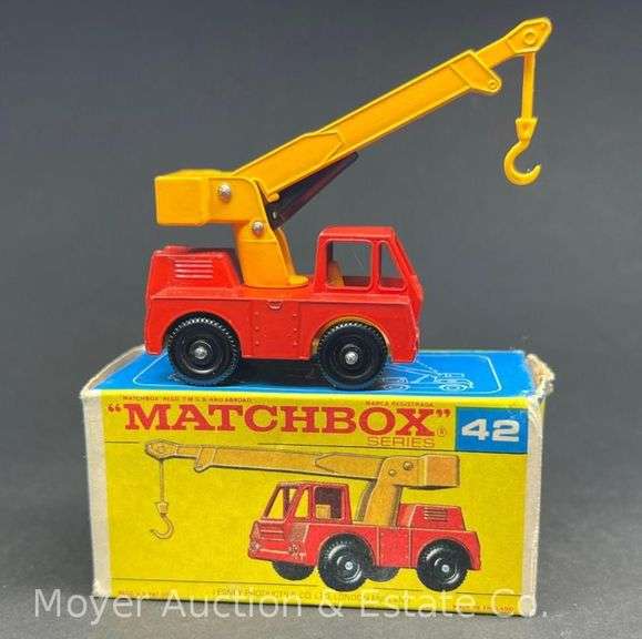 Lesney Matchbox No. 42 Iron Fairy Crane, with Box image