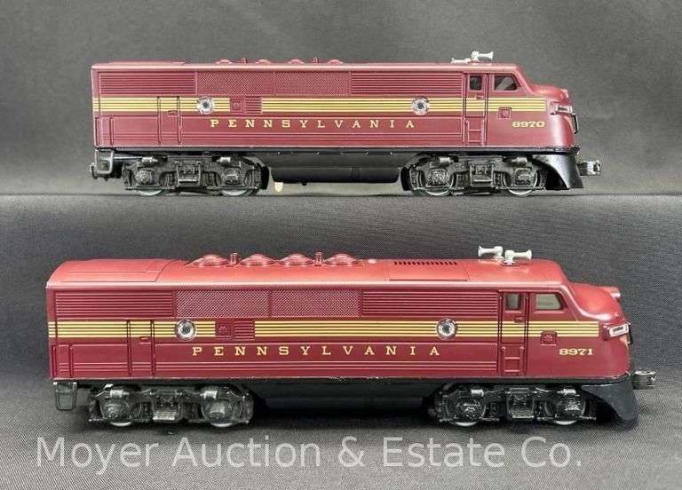 Lionel Pennsylvania F3 AA Diesel Locomotive Set, No. 8970, with Original Box image