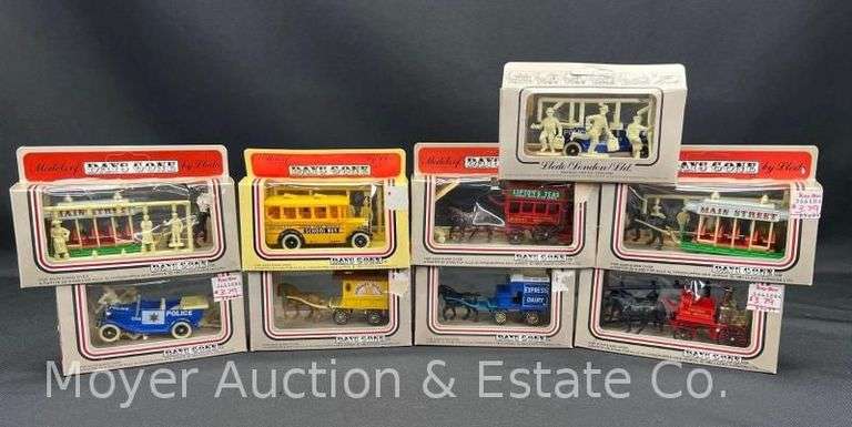 (9) Days Gone Die-Cast Carriages and Vehicles, with Original Boxes image