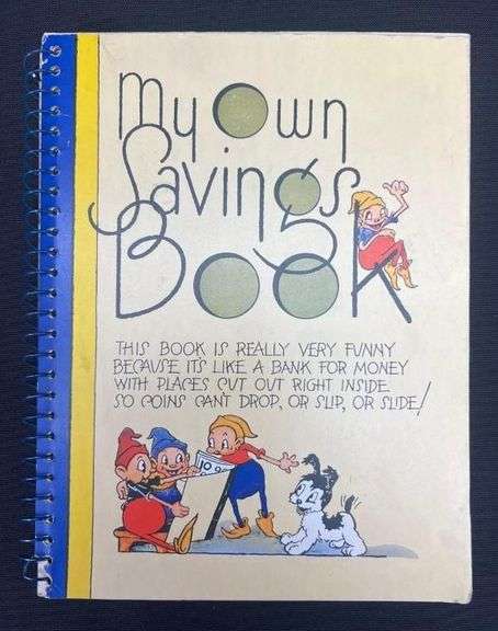 1940 Erie County Savings Bank Childs Savings Book, 7"x9" image
